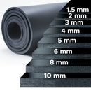 High Density Sound-Proofing & Deadening Rubber Sheet Heavy Duty, Polymer-Based, Acoustic Insulation, Noise Reduction