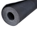Black 1 Ply Insertion Commercial Rubber Sheet Reinforced Natural/SBR Blend, 65° Shore A Hardness, 1.4m Width, Various Thicknesses - Linear Metre