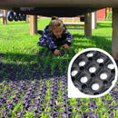 Grass Protection Rubber Matting 23mm Thick, 1000x1500mm, Weather-Resistant, 25mm Drainage Holes, Wheelchair Friendly, BS EN 1177:1998 Certified
