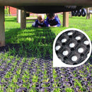 Grass Protection Rubber Matting 23mm Thick, 1000x1500mm, Weather-Resistant, 25mm Drainage Holes, Wheelchair Friendly, BS EN 1177:1998 Certified