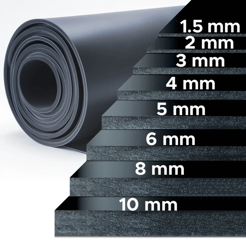 Commercial Grade Nitrile Rubber Sheet Resistant to Petroleum Oils, Aromatic Hydrocarbons & Mineral Oils Durable Rubber Sheet, Linear Metre