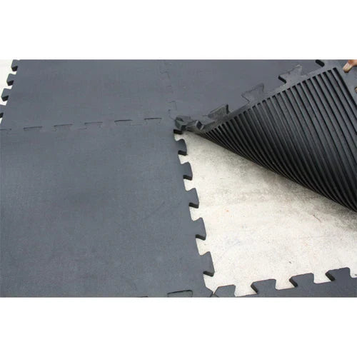 Mega Floor Heavy Duty Rubber Gym Mats 16mm - Anti-Slip, Impact Absorbing, Non-Slip Rubber, Easy Fit