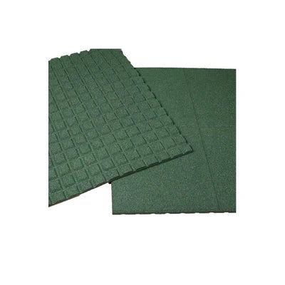 Interlocking Rubber Playground Tile with Safety Ramps