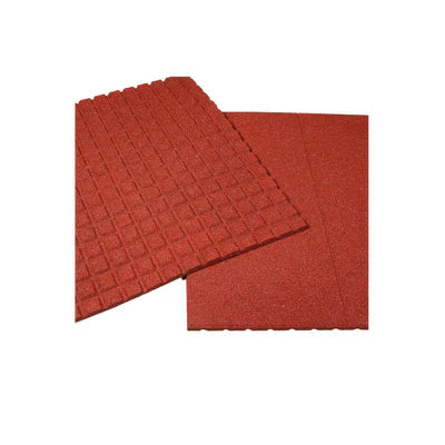 Interlocking Rubber Playground Tile with Safety Ramps
