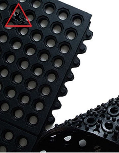 Anti Slip Grip Rubber Matting for Slippery Decking Walkways Ramps and Paths - Rubber Co