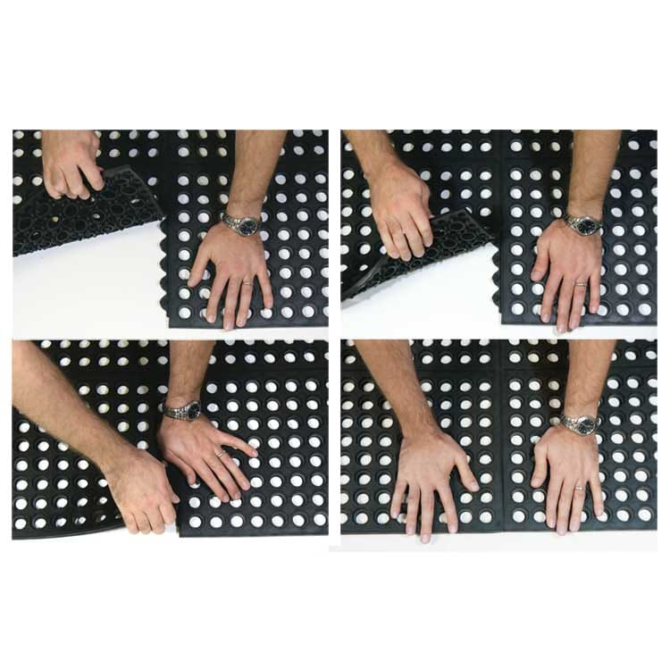 Anti Slip Grip Rubber Matting for Slippery Decking Walkways Ramps and Paths - Rubber Co