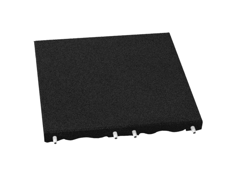 Interlocking Rubber Playground Tile with Safety Ramps - Rubber Co
