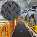 Diamond Pattern Heavy Duty Rubber Van Flooring Non-Slip, Impact Absorbing Prevents Scratches & Dents Excellent Sound Insulation Load Stabilisation