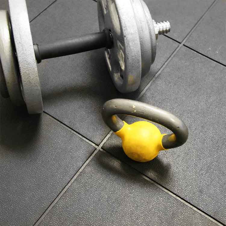 Solid Interlocking Rubber Gym Mats - Rubber Co