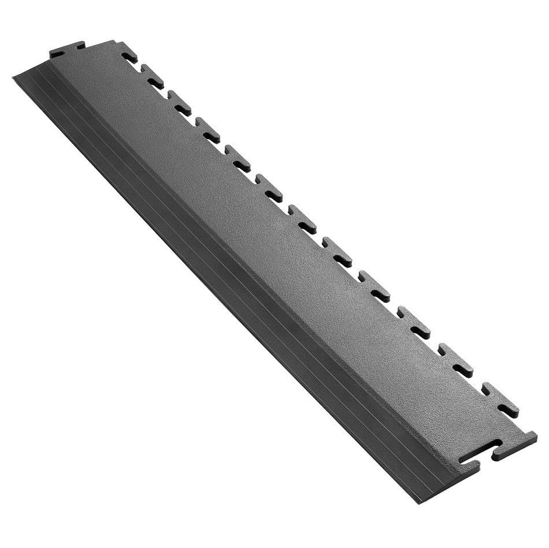 Rubberco 7mm Interlocking PVC Flooring Tile Ramp/Corner