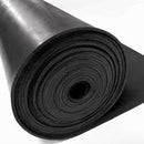Black 1 Ply Insertion Commercial Rubber Sheet Reinforced Natural/SBR Blend, 65° Shore A Hardness, 1.4m Width, Various Thicknesses - Linear Metre