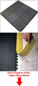 Solid Interlocking Rubber Gym Mats - Rubber Co